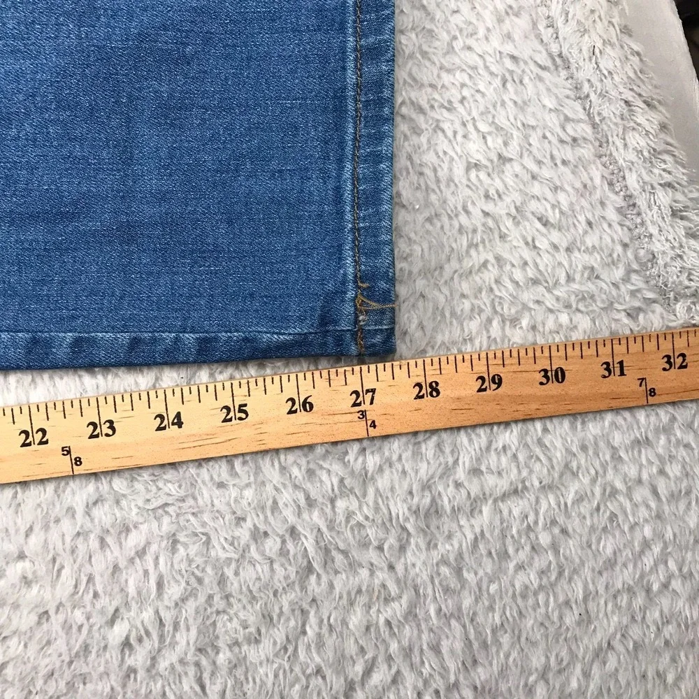 Kuhl Kontour Flex Jeans Womens 8 Reg (33x27) Blue Drawstring Relaxed Denim